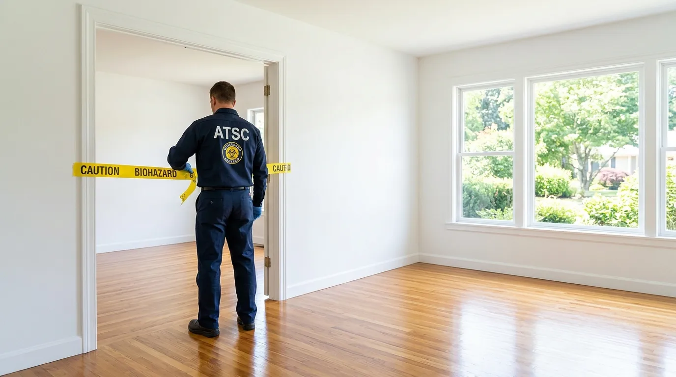 Certified biohazard cleanup crew performing Decomposition Cleanup in Morningside Heights