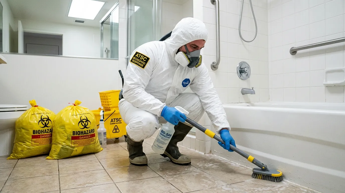 Decontamination equipment deployed for Blood Cleanup in Morningside Heights